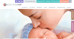 Desktop Screenshot of bostonivf.com