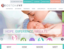 Tablet Screenshot of bostonivf.com